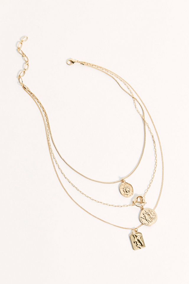 Amber Sceats Coin Necklace #1