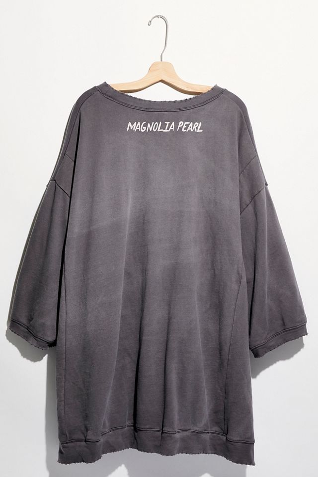 Pullover Femme Magnolia Pearl Teach Peace - Col Rond, Manches Longues, Tunique - Occasion Parfait état