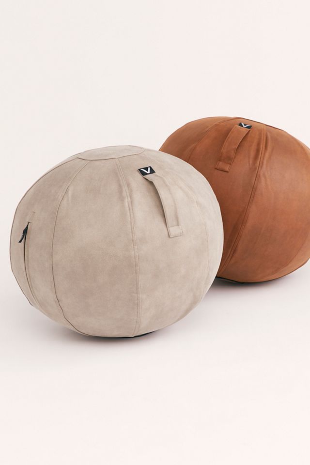 Leather discount sitting ball