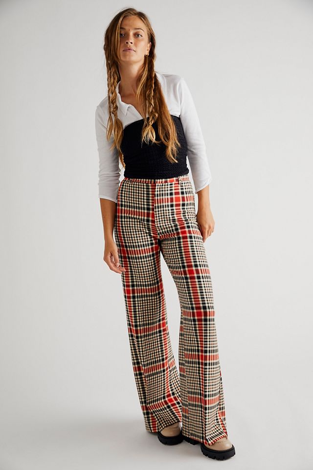 Plaid slacks for store women