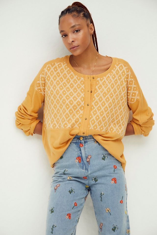 Free people best sale yellow top