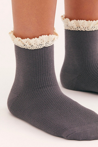 Beloved Waffle Knit Ankle Socks