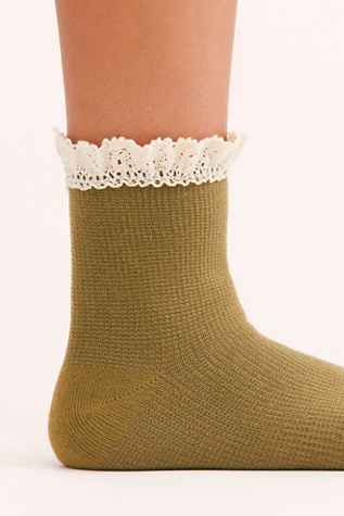 Beloved Waffle Knit Ankle Socks