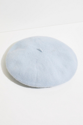 Margot Slouchy Beret At Free People In Powder Blue