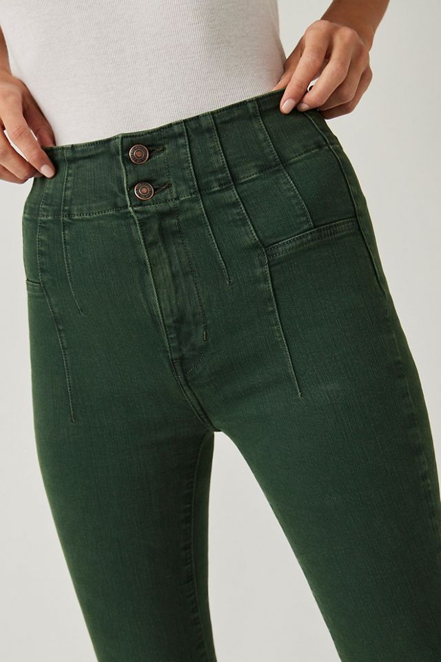 Free People Jayde High Rise Flare Jeans – Green Eyed Daisy