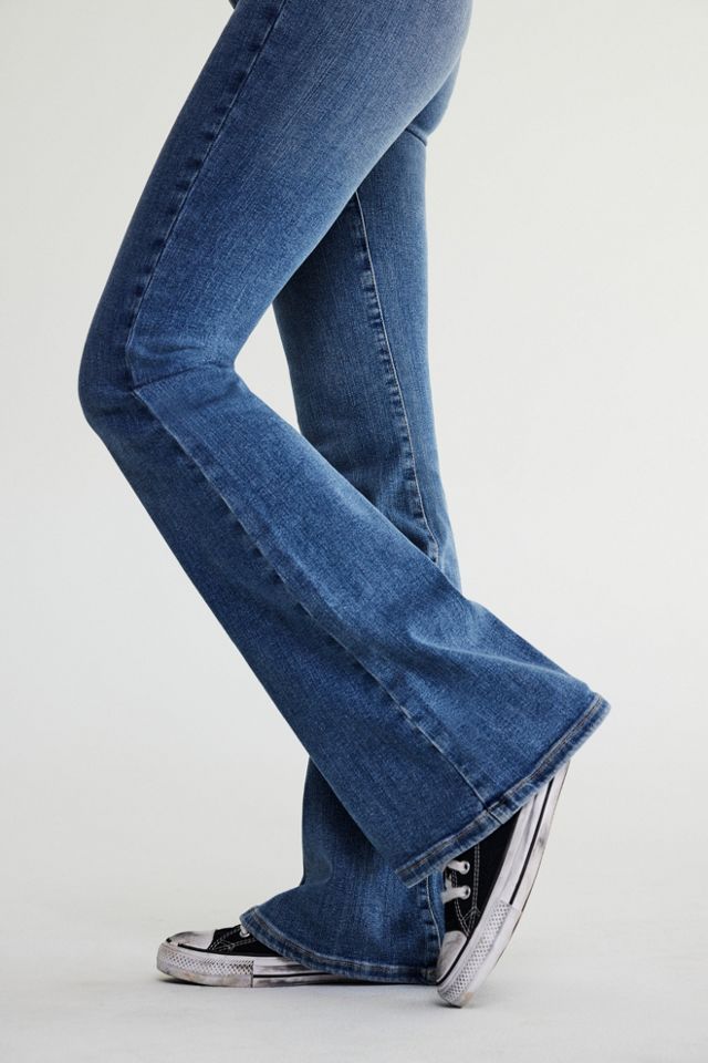  Free People Lovefool Low Rise Jeans Blue Jade 26