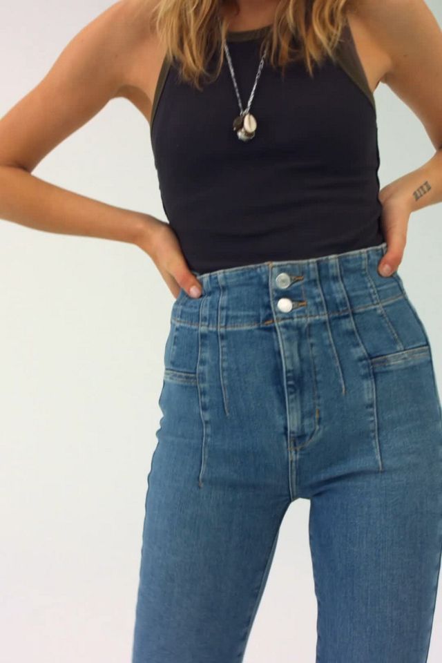 We The Free Jayde Cord Flare Jeans at Free People in Scarlett, Size: 30, £88.00