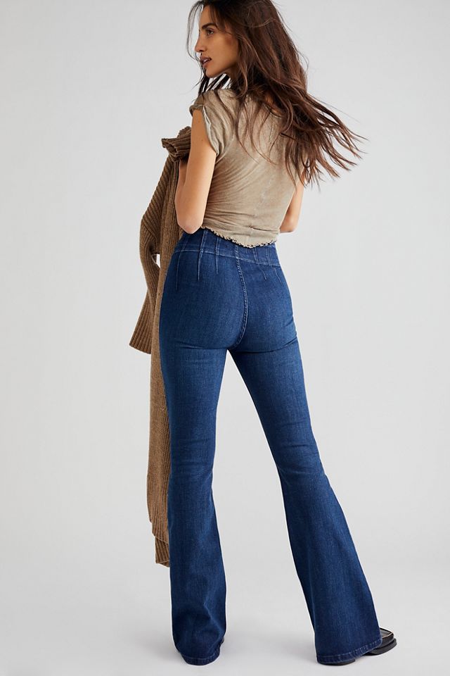 How to Style Free People Flare Jeans