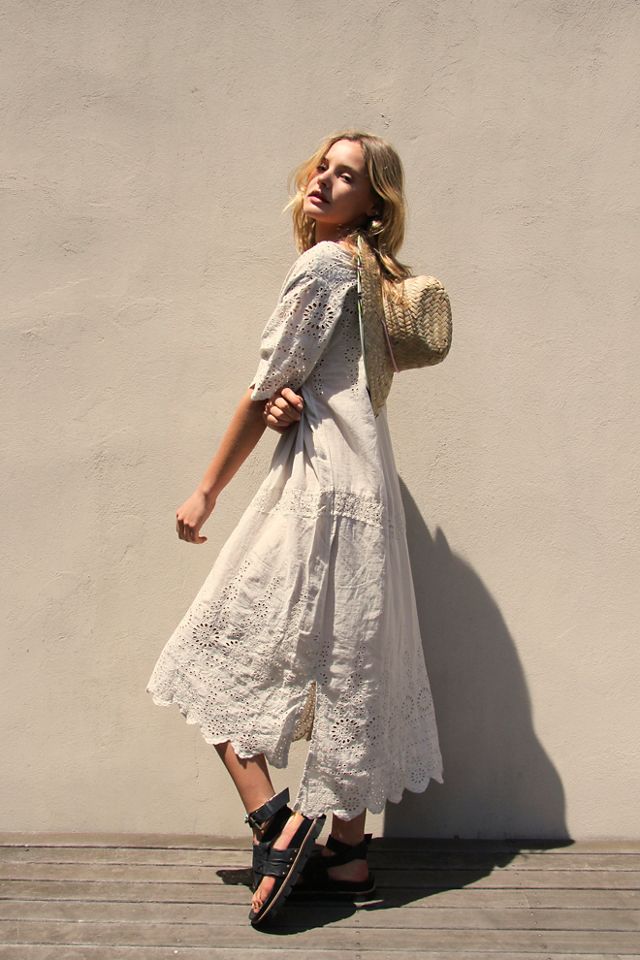 Virgie Eyelet Dress Free People Uk