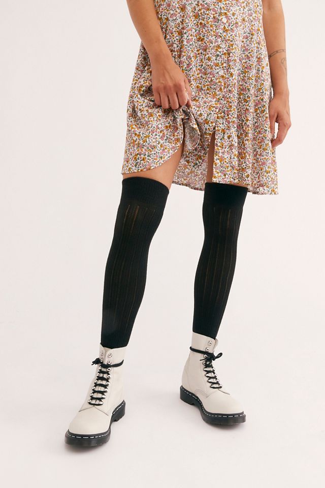 Ribbed Knit Knee Highs #1