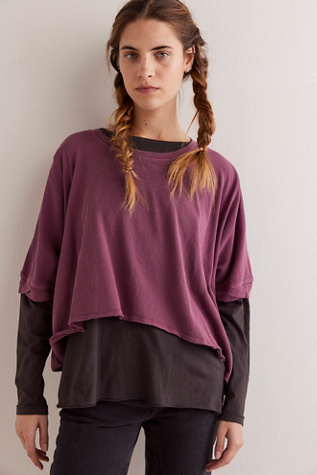 We The Free CC Tee at Free People in Red, Size: M