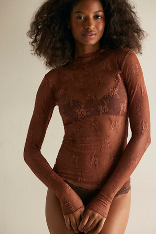 Lady Lux Layering Top by Intimately at Free People in Caldera, Size: Small