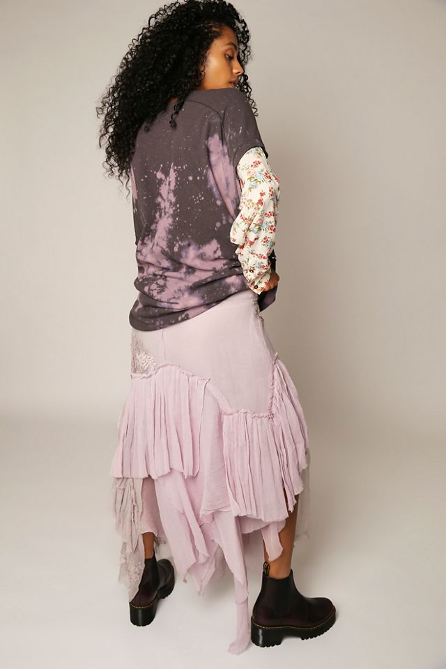 Long Ruffle Lace Skirt #1