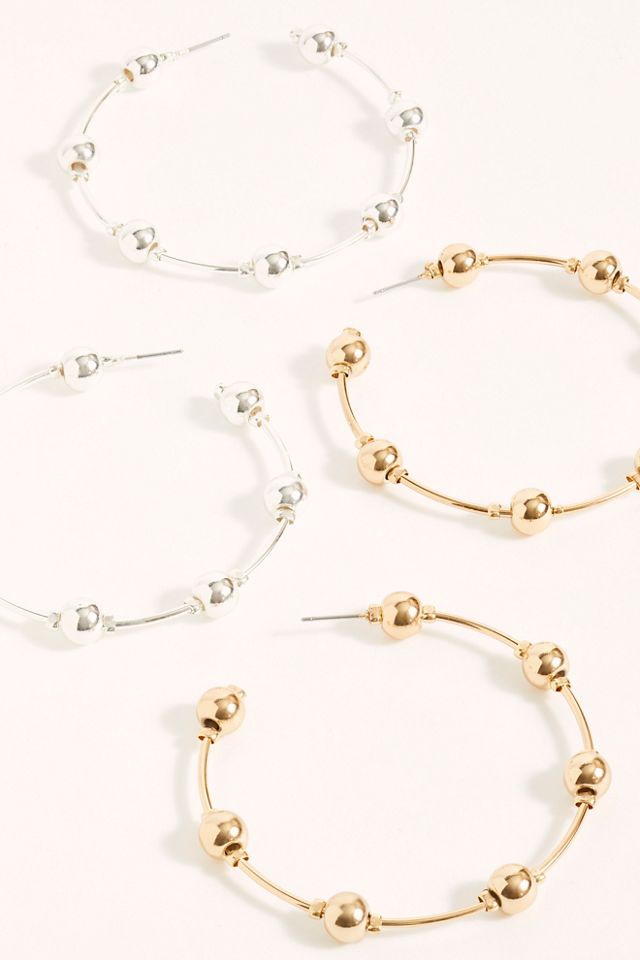 Ball Hoop Earrings Free People UK