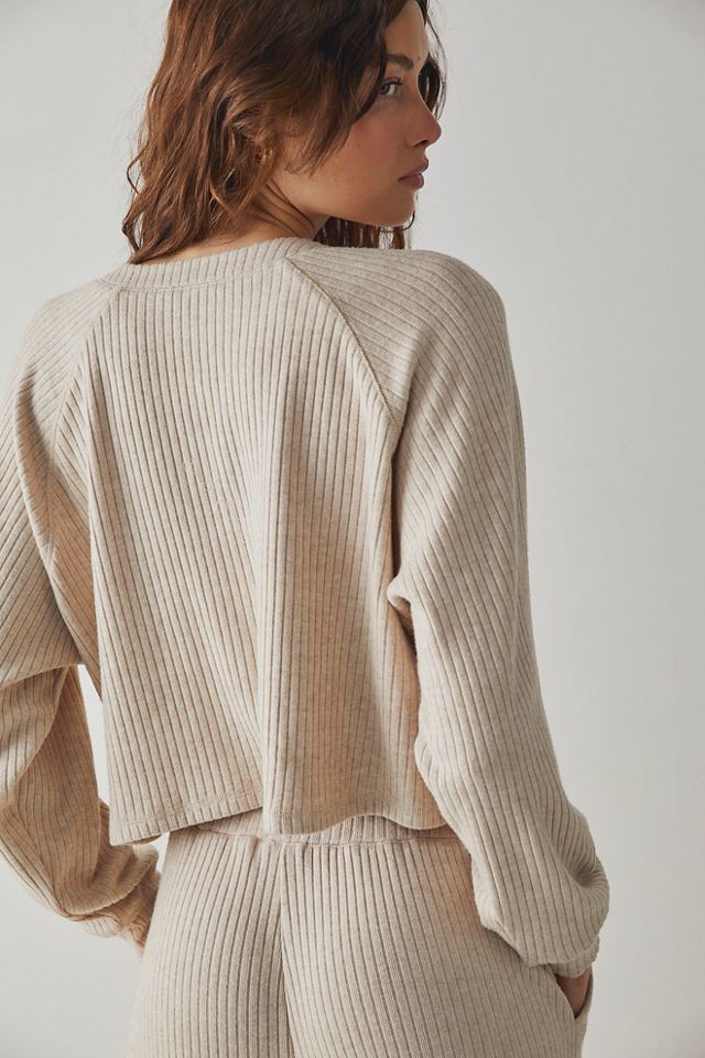 Contrast Stitch Henley #1