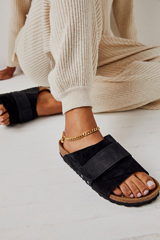Birkenstock Kyoto Sandals at Free People in Black, Size: EU 36