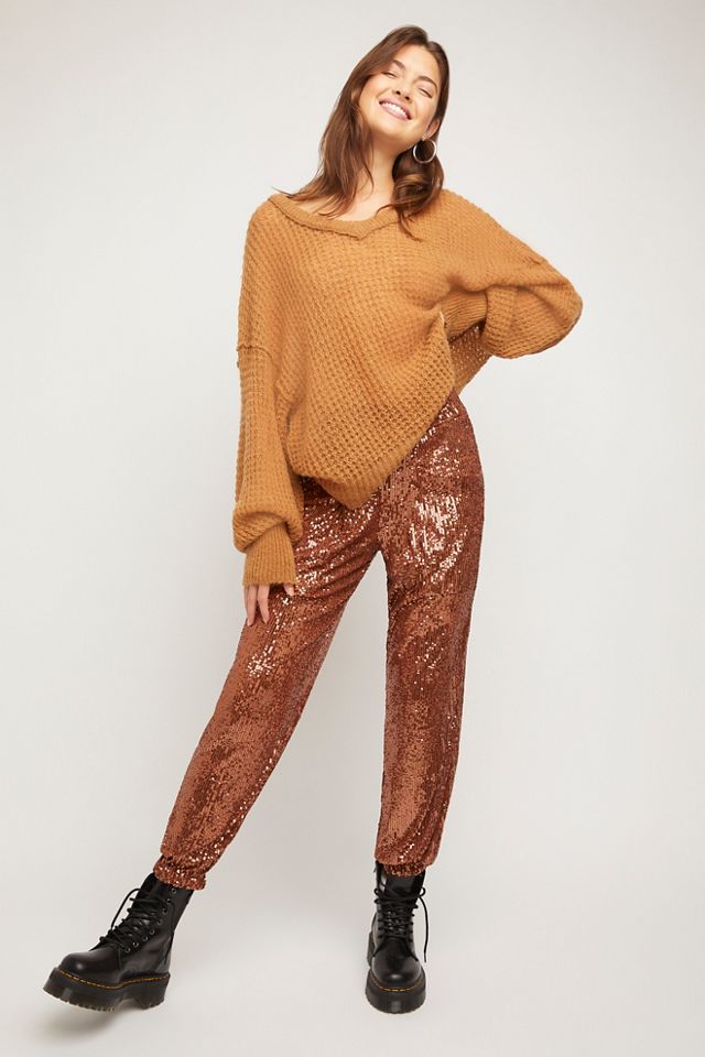 Glitter store jogger pants