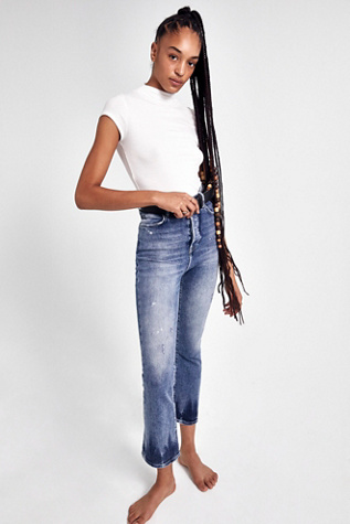 free people crop flare jeans