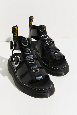 Dr.Martens MACKAYE HDW BLACK UK5 サンダル Mackaye Hardware Leather