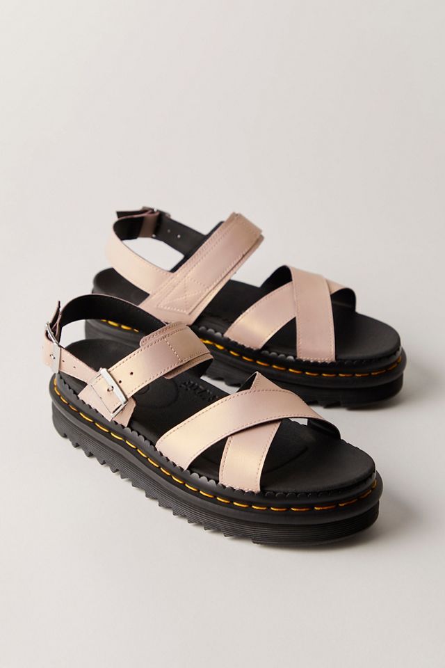 靴 Dr.Martens voss Voss II Women's Leather Strap Sandals in Black | Dr. Martens