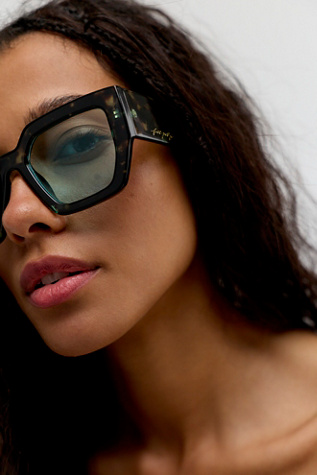 Bel Air Oversized Square Sunglasses | Free People display picture 1
