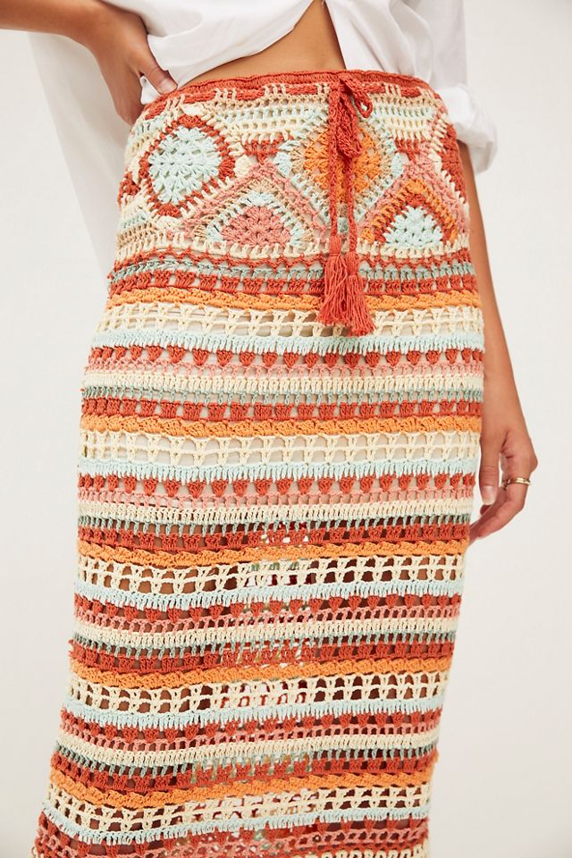 Jupe midi au crochet Emily #2