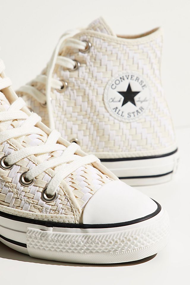 Demon Play Muchos Merecer Chuck Taylor All Star Woven Hi-Top Sneakers | Free People