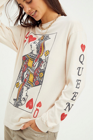 free people queen of hearts shirt
