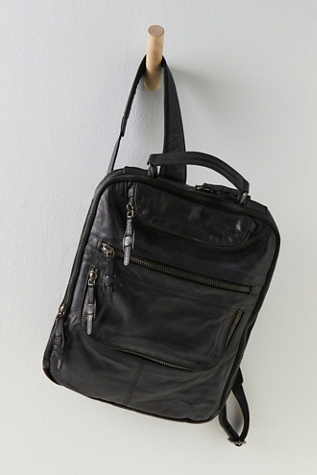 East End Leather Backpack By FP Collection At Free People In True Black