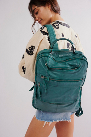 East End Leather Backpack | Free People display picture 2