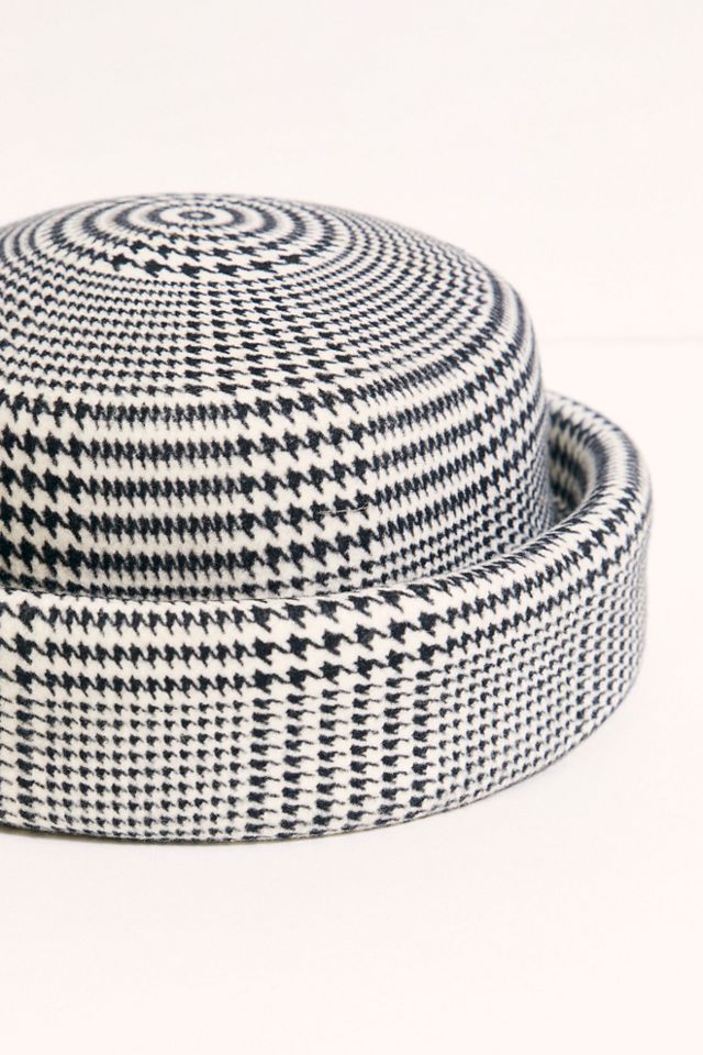 Casquette pieds-de-poule Beau #2