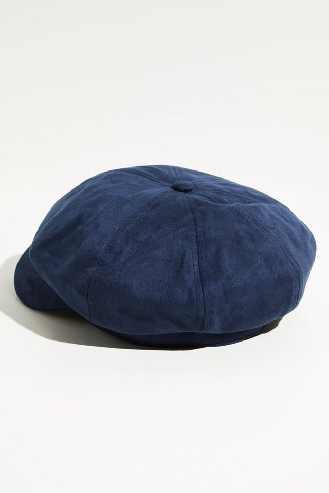 Vegan Suede Slouch Lieutenant Cap #2