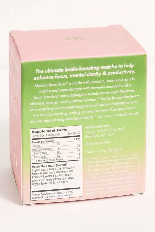 WYLDE ONE Matcha Brain Buzz #3