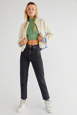 wrangler high waisted mom jeans