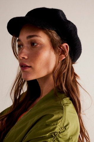 Phoebe Slouchy Lieutenant Cap At Free People In Coal