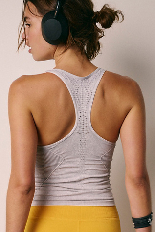 Good Karma Long Tank Top by FP Movement at Free People, Vintage Ice Grey, M/L