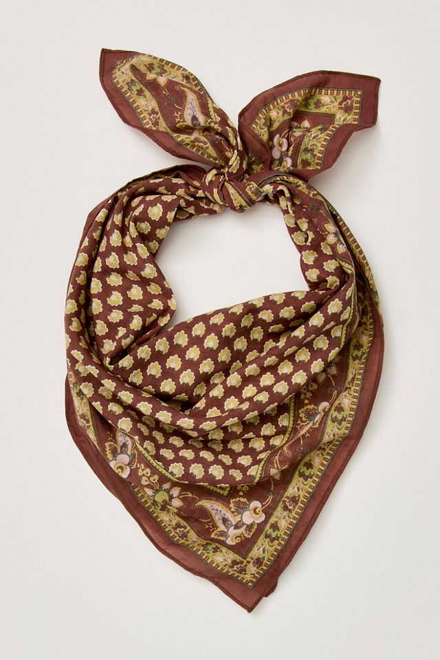 Bandana Imprimé Cachemire Lotus #1