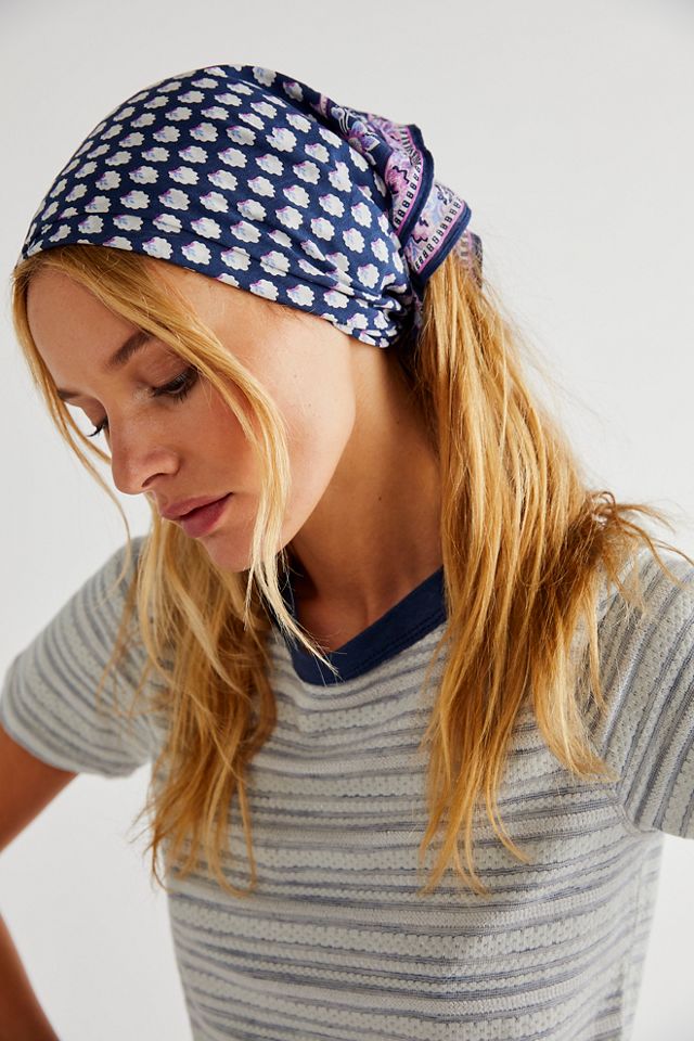 Bandana Imprimé Cachemire Lotus #1