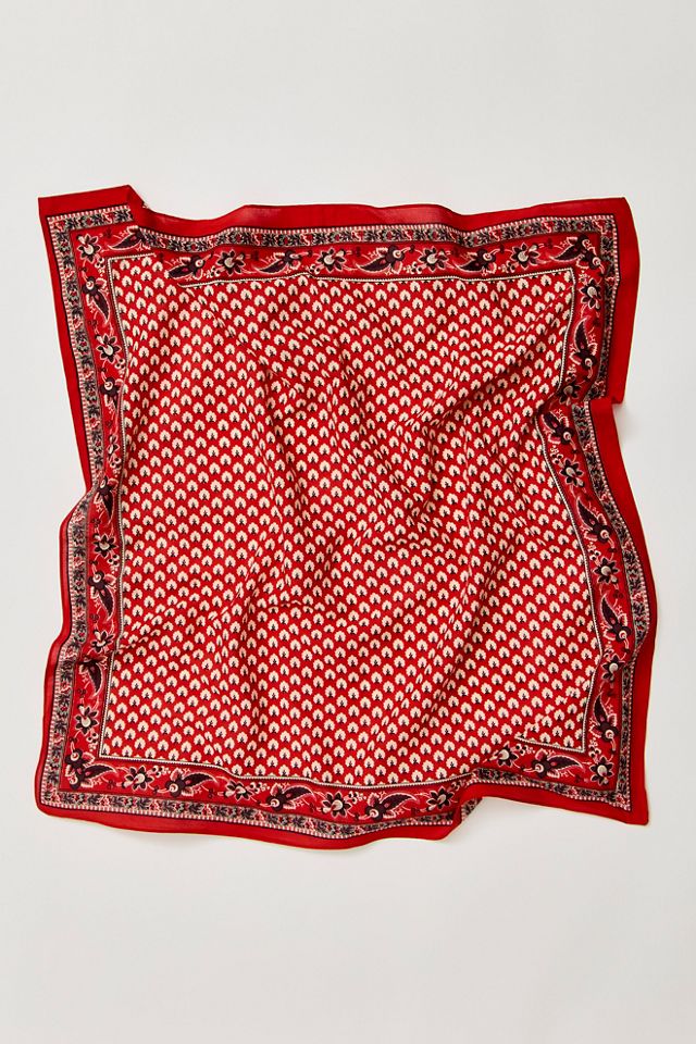 Lotus Paisley Print Bandana #2