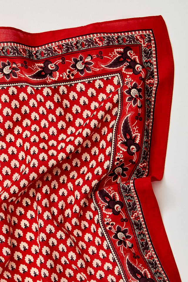 Lotus Paisley Print Bandana #3