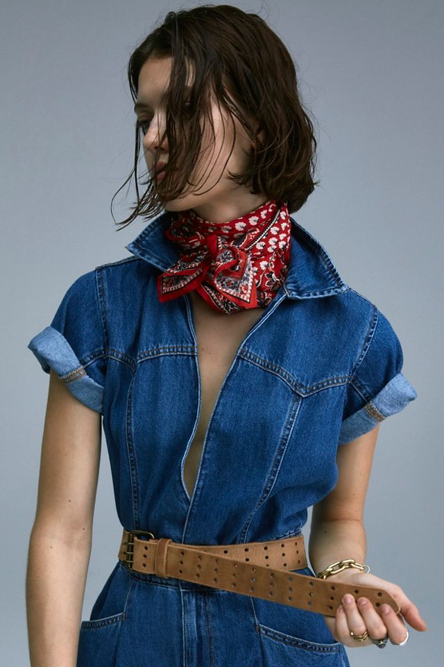 Lotus Paisley Print Bandana #4
