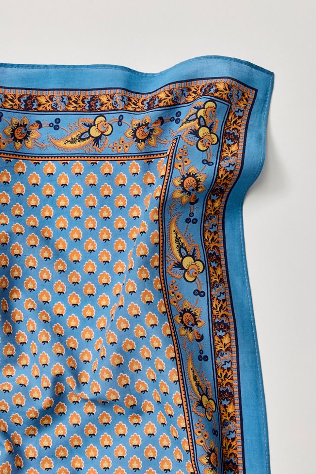 Lotus Paisley Print Bandana #5