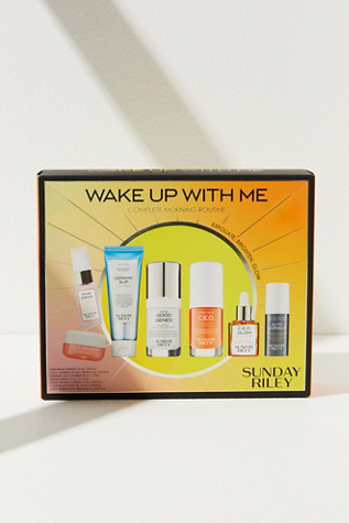 Sunday Riley Wake Up With Me Morning Routine Set