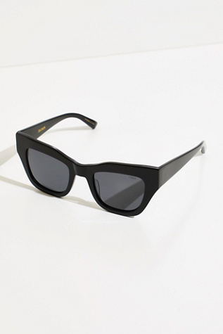 Decker Cat Eye Polarized Sunglasses at Free People in Black