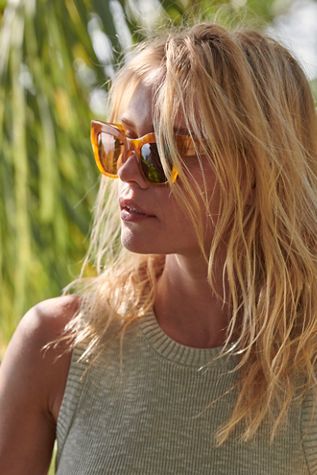 Polly Oversized Square Sunglasses | Free People display picture 1