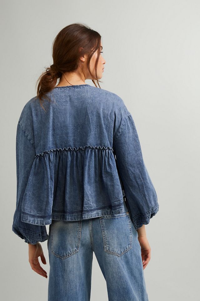 Charlotte Denim Blouse #2