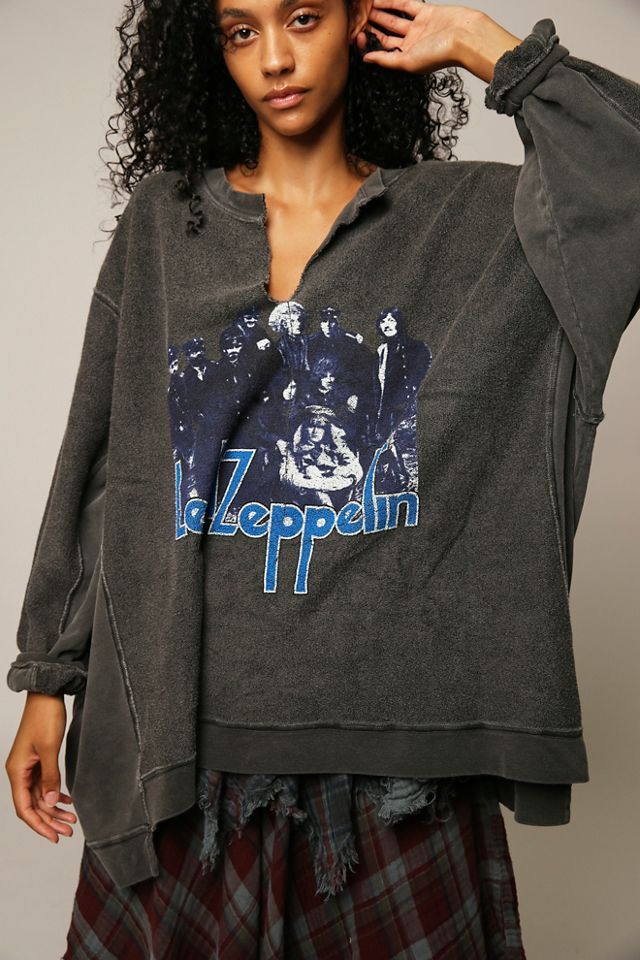 Free people with the band sweatshirt new arrivals