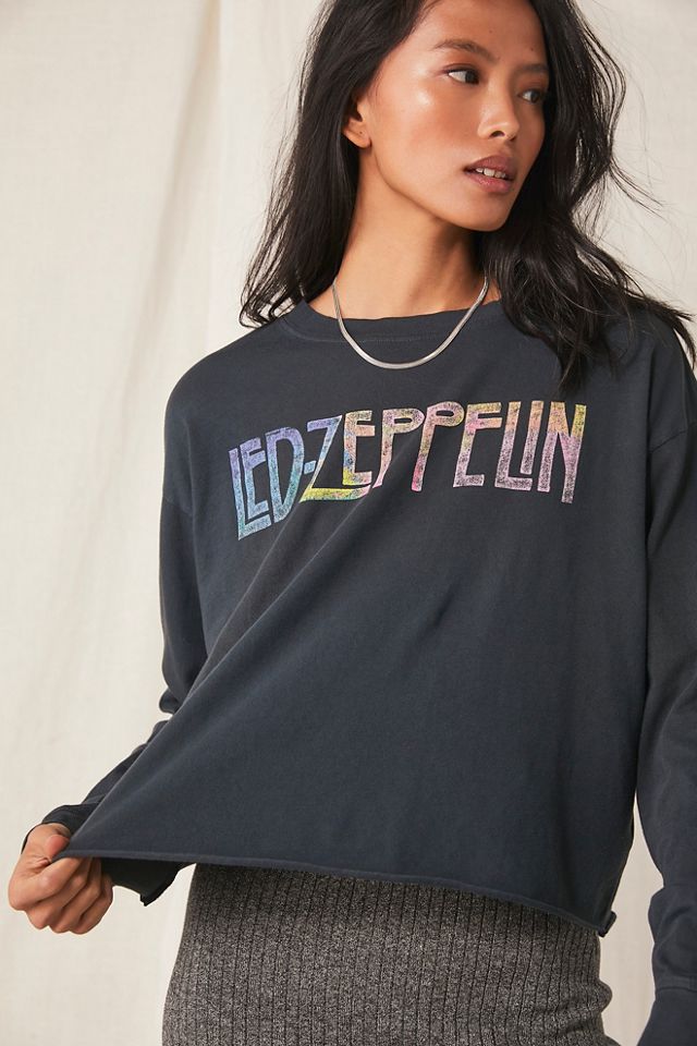 Led Zeppelin Oversized Crop Tee