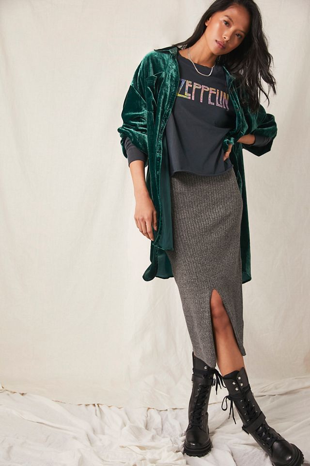 Led Zeppelin Oversized Crop Tee #2