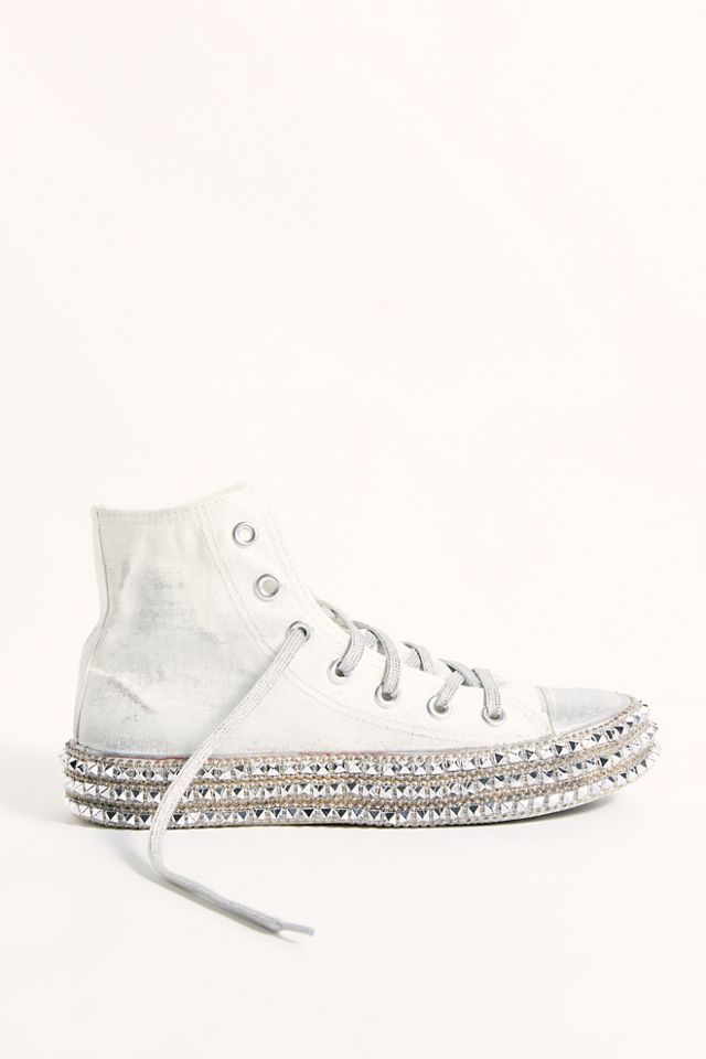 Free people sale white sneakers